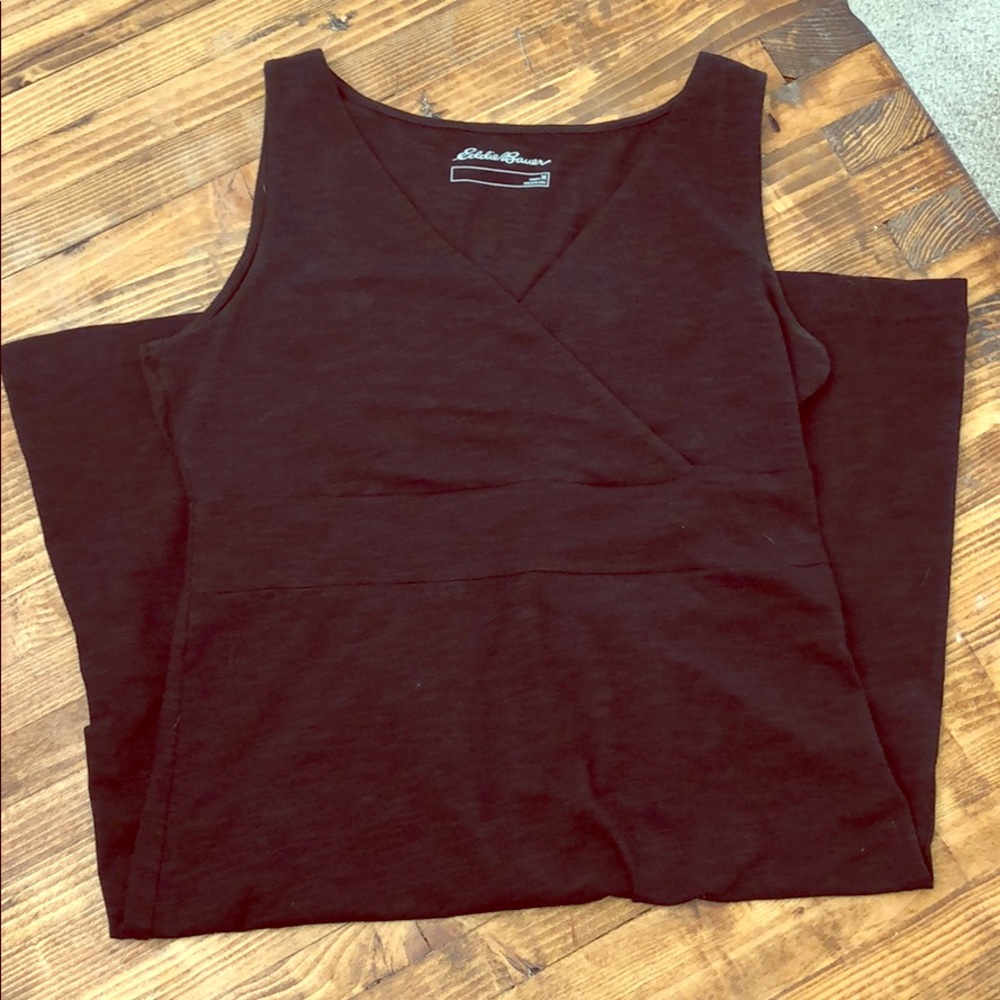 Knee Length Crossover Dress
